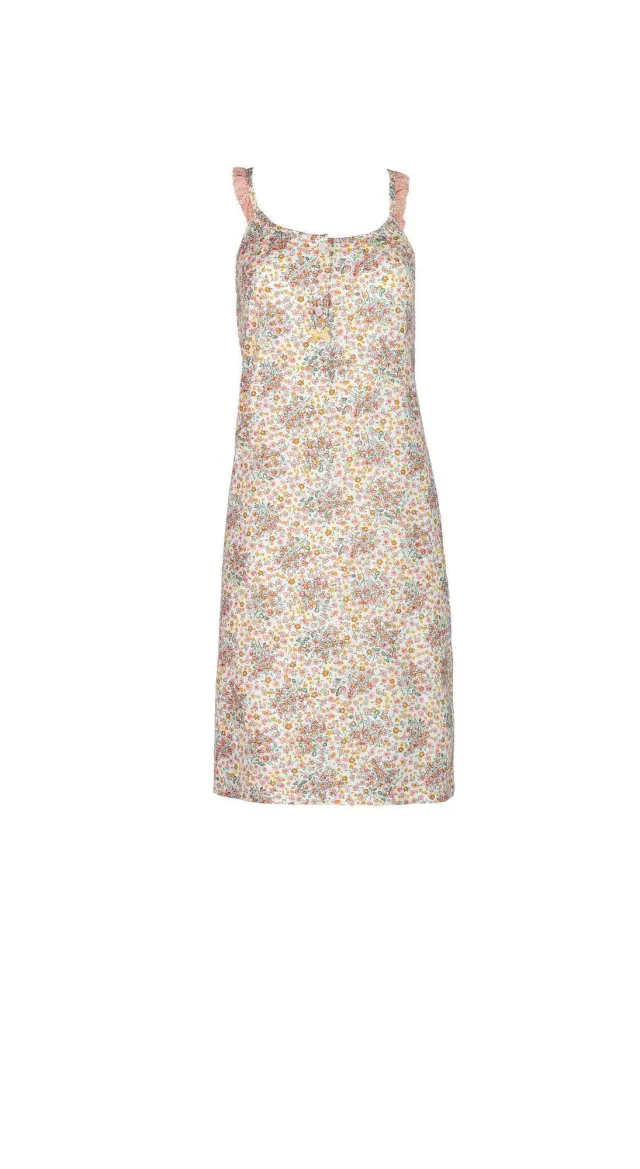 S745 - Type - NIGHTGOWN ABSTRACT FLOWERS