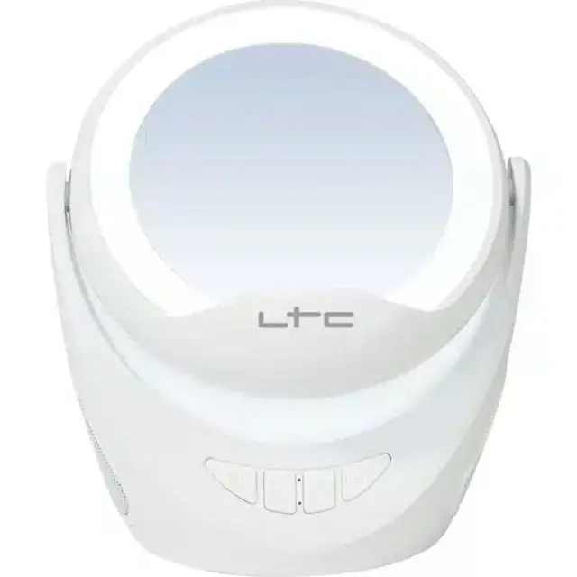 LTC Audio MIRROR-PHONE - Illuminated Mirror Bluetooth Speaker with Smartphone Holder (MIRROR-PHONE-10-5582) 3