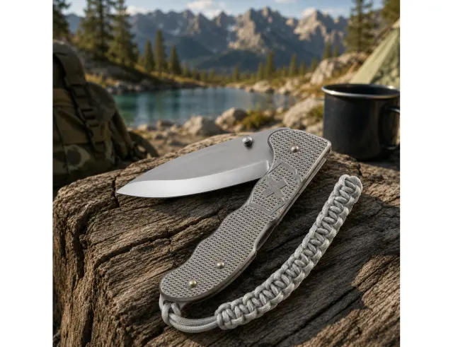 Αναδιπλούμενος Ελβετικός Σουγιάς Victorinox Evoke Alox με 5 λειτουργίες και μήκος 13.6cm - Silver 0.9415.D26