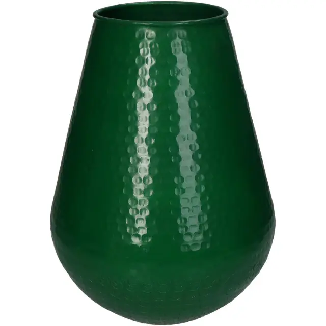 Βάζο Πράσινο Αλουμίνιο 23.5x23.5x31cm