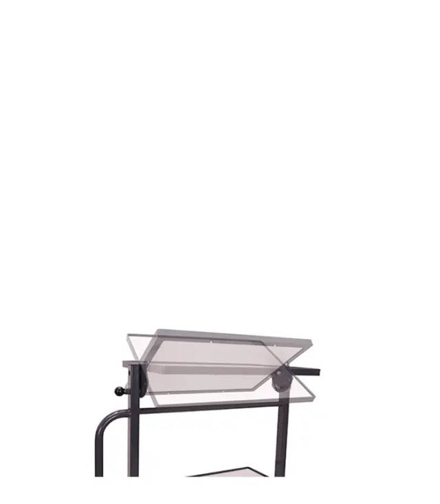 Variofit sw-400.844 Τρόλεϊ Μεταφοράς 3 Επιπέδων με Ανακλινόμενα Ράφια για Φορτίο Βάρους ως 200kg 2