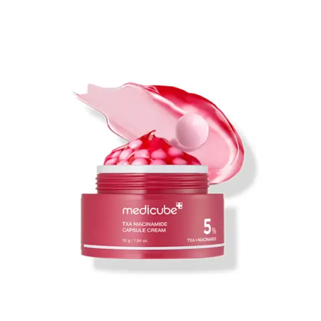 Medicube TXA Niacinamide Capsule Ενυδατική & Αναπλαστική Κρέμα Προσώπου κατά των Ατελειών & της Ακμής με Υαλουρονικό Οξύ & Νιασιναμίδη 55gr