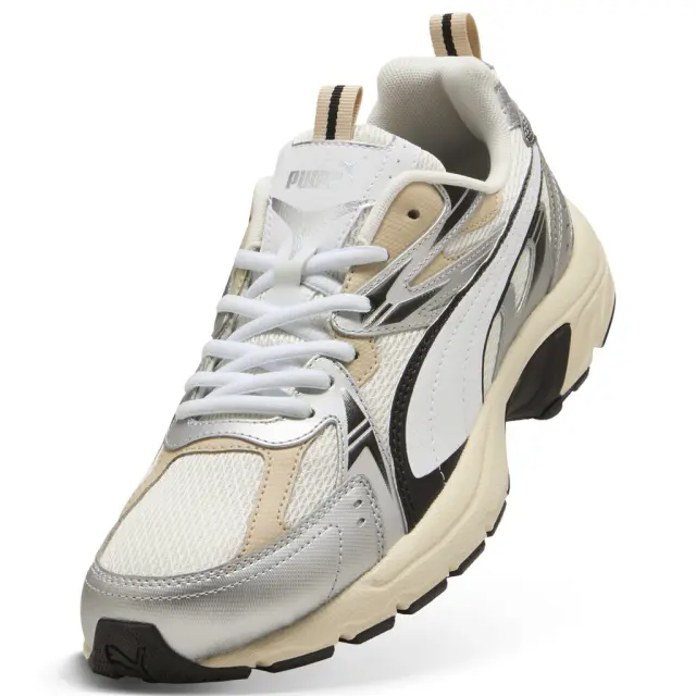 Puma Milenio Tech Warm White-Silver 402623-03 - 45 3