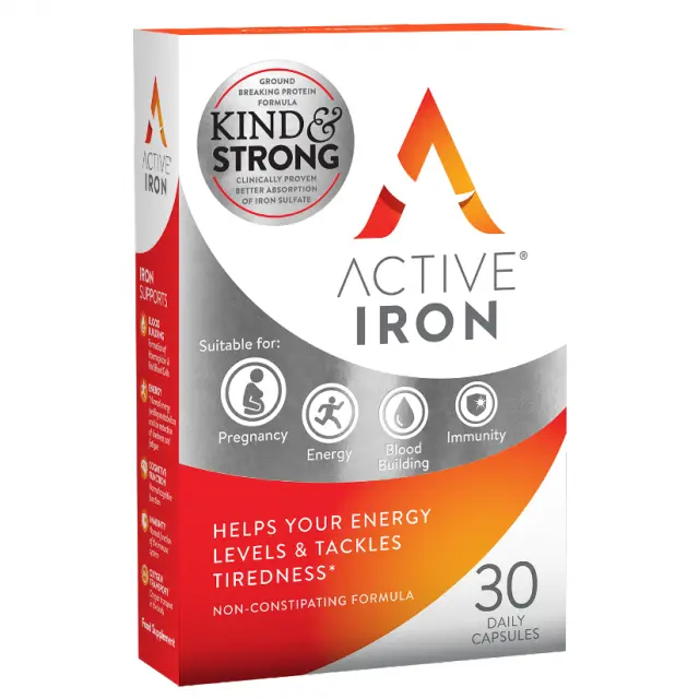 Active Iron 25mg 30 Daily Capsules 2
