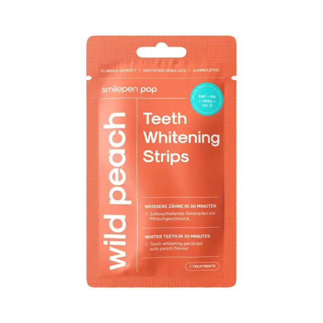 Ταινίες λεύκανσης δοντιών SwissWhite SmilePop Wild Peach Teeth Whitening Strips