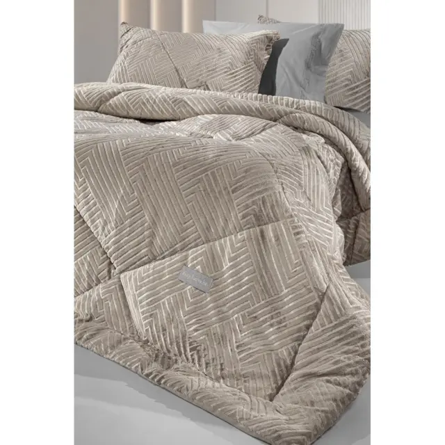 Πάπλωμα Ημίδιπλο Guy Laroche York Natural 180x240 2