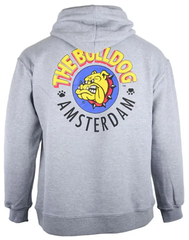 The Bulldog Amsterdam Φούτερ Original Zoodie με Φερμουάρ - Grey - Medium 2