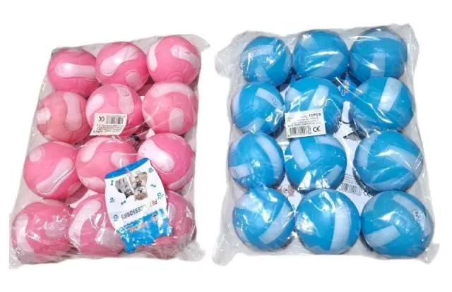 Παιχνίδι σκύλου Latex μπαλάκι - 6cm - 12pcs - 550273 2
