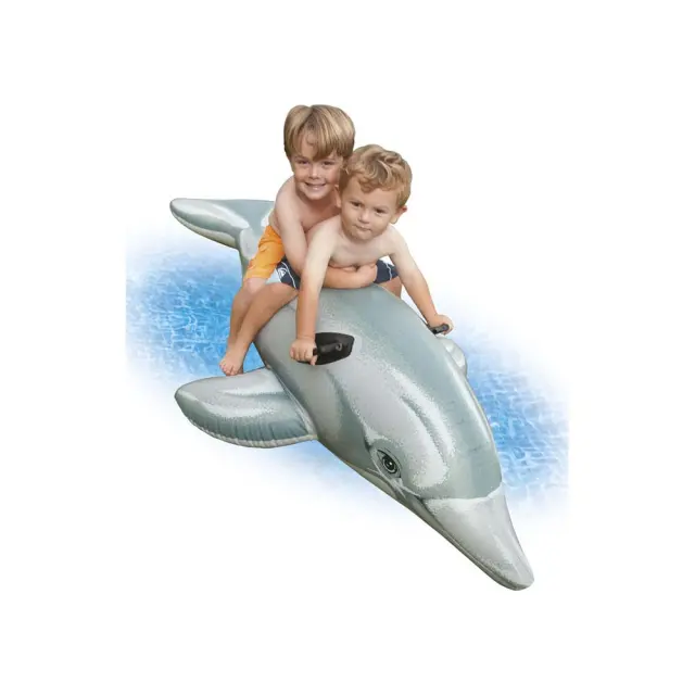 Φουσκωτό θαλάσσης Ride on Intex 175x66cm - Δελφίνι I03400500