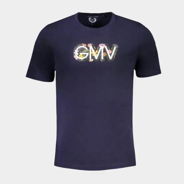 T-Shirt Gian Marco Venturi AU01412O Μπλε - 2XL