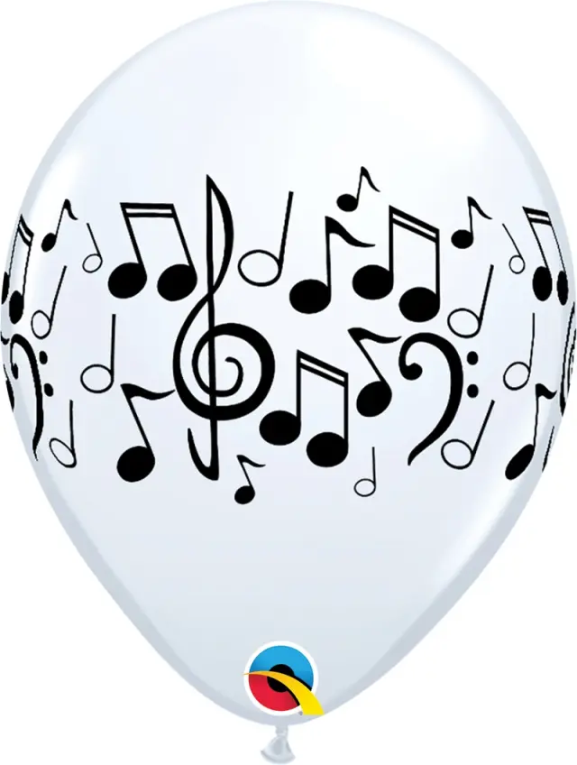 Μπαλόνια Λάτεξ 11 Music Notes 25 τεμ.