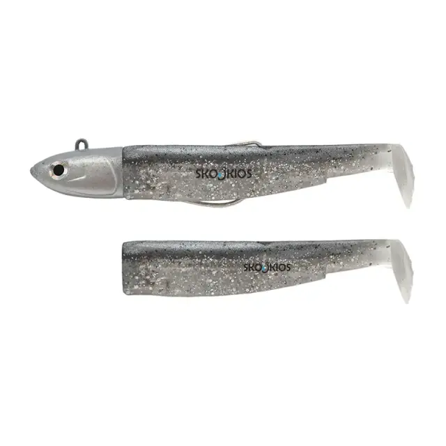 Σιλικονούχο Fiiish Black Minnow No5 Combo BM3125 Combo Deep - 90gr Silver Strike