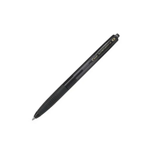Στυλό Κουμπί Pilot Super Grip G Medium Μαύρο 1.0mm