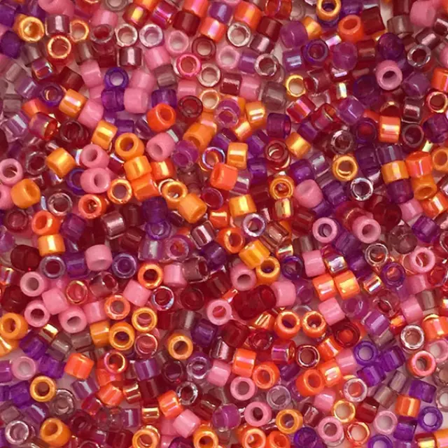 Χάντρα Miyuki Delica 11/0 - MIX10 - Melonberry Mix ~7gr