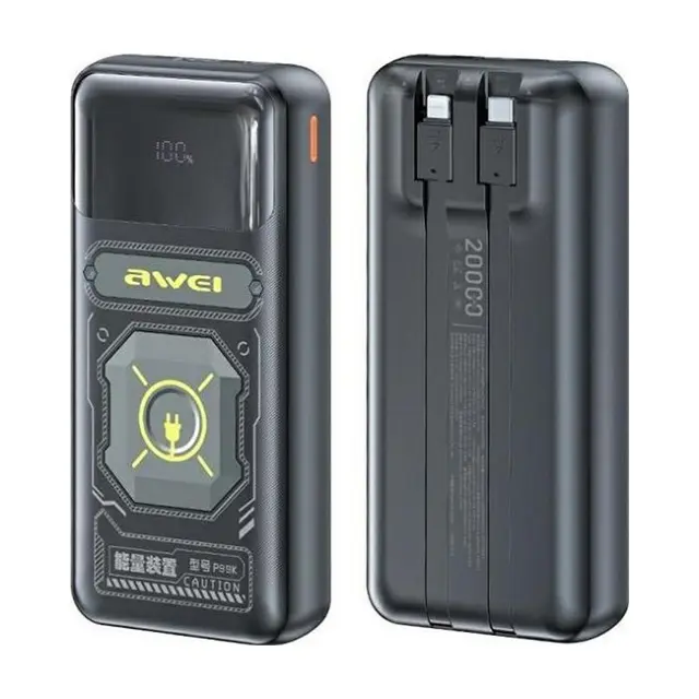 Awei PowerBank P99K 20000mAh 22.5W Black (Awe000249)