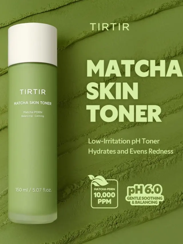 Tirtir Matcha Skin Toner Καταπραϋντικός & Ενυδατικός Ορός Προσώπου με Matcha PDRN, 150ml 2