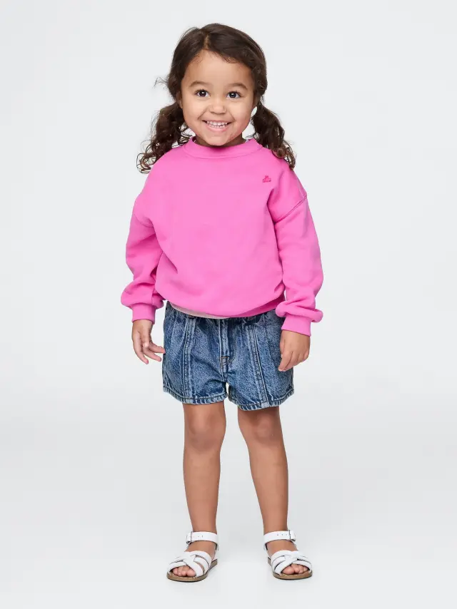 Βρεφικό & Νηπιακό UltraSoft Ruffle Stride Σορτς Medium wash