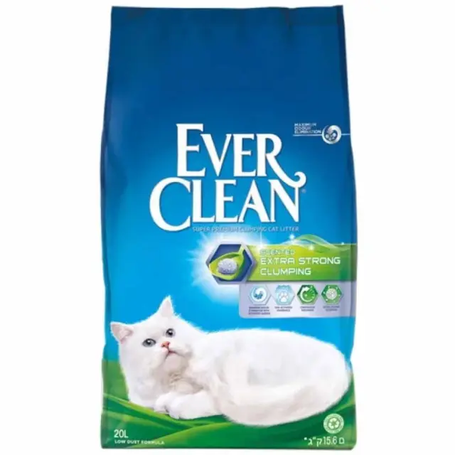 Ever Clean Extra Strong Clumping Scented Συγκολλητική Άμμος για Γάτες 20lt Μονόχρωμο