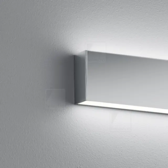 VIS Φωτιστικό Τοίχου LED Direct / Indirect – Chrome 2900K IP44 Χρώμιο 2