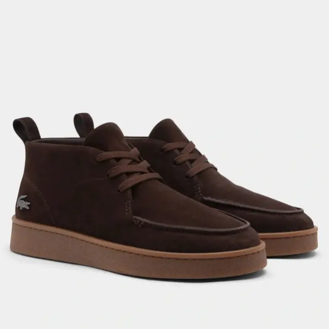 Ανδρικά Δερμάτινα Μποτάκια Lacoste Baseshot 750SMA0028031 Καφέ Καφέ - 42 2