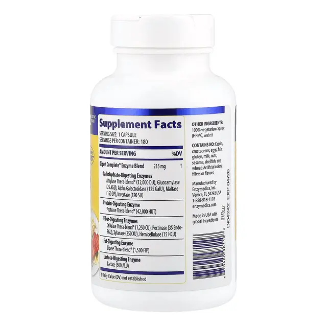 Enzymedica Digest 180 Capsules 2