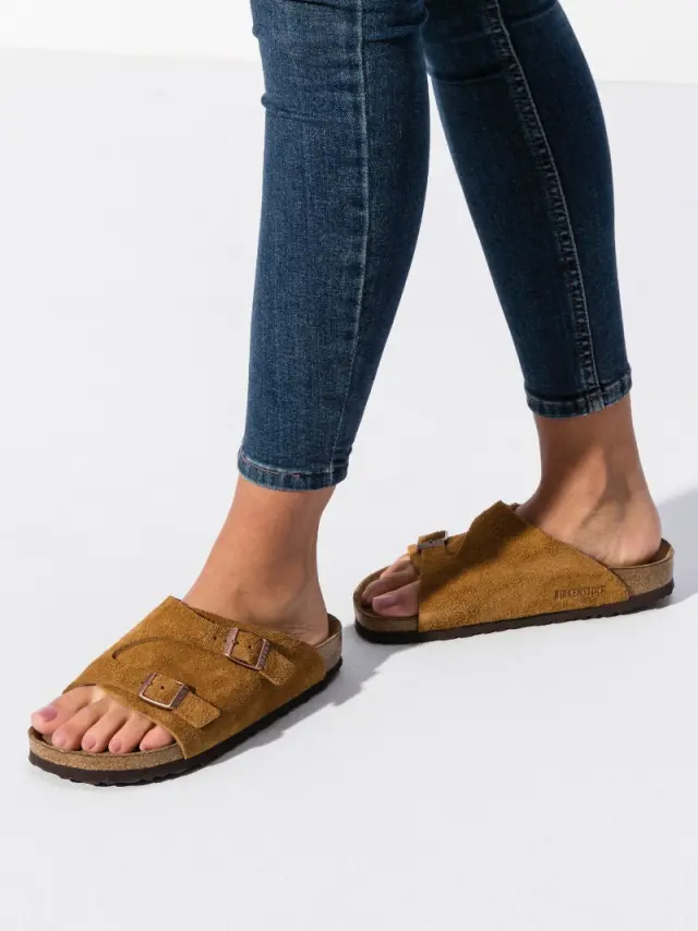 Birkenstock Πέδιλα Γυναικείο δέρμα suede Καφέ BIR/ZURICH 050403-BROWN - 36 2