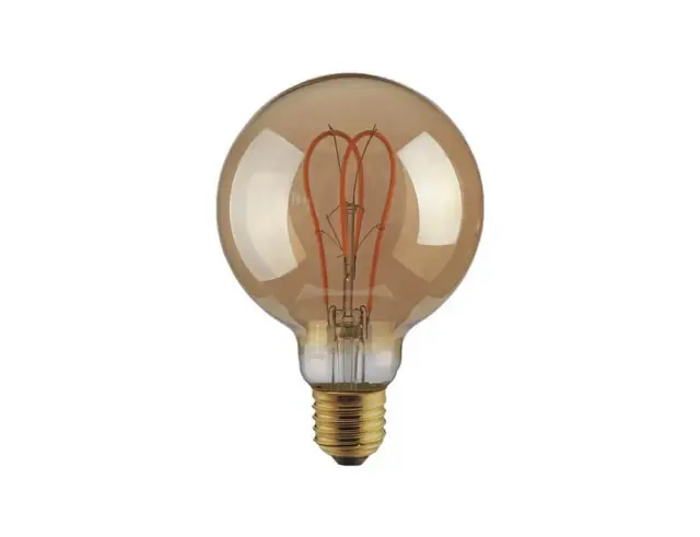 Λάμπα LED G125 Eurolamp (147-78703) για ντουί E27, 5W, 2000Κ, Θερμό Λευκό147-78703