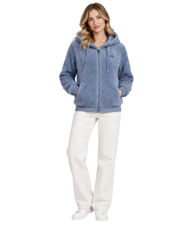 Norway Nautical School - Γυναικεία Ζακέτα Fleece Φούτερ 859907-TYPHOO Μπλε 2