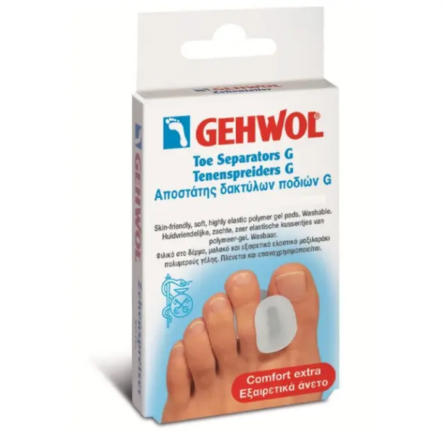 Gehwol Toe Separator G Medium Αποστάτης Δακτύλων Ποδιού Τύπου G Μεσαίο Μέγεθος, 3τμχ 2