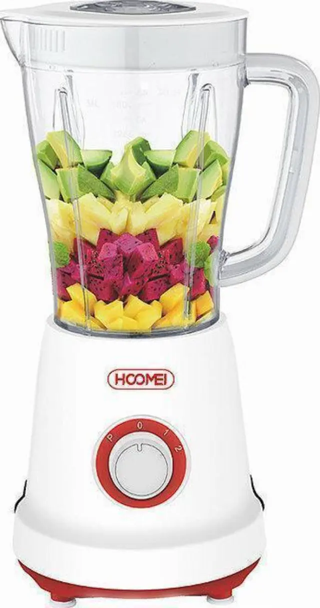 Hoomei HM-6725R Μπλέντερ 1.5lt 500W Κόκκινο