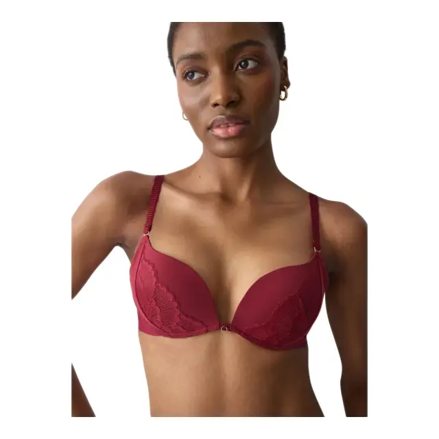 Triumph Γυναικείο Σουτιέν Push-Up Love in Lace WHU, Χρώμα Red Musk
