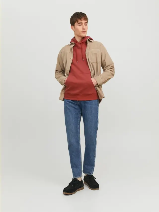JJEBASIC SWEAT HOOD NOOS Cinnabar 2