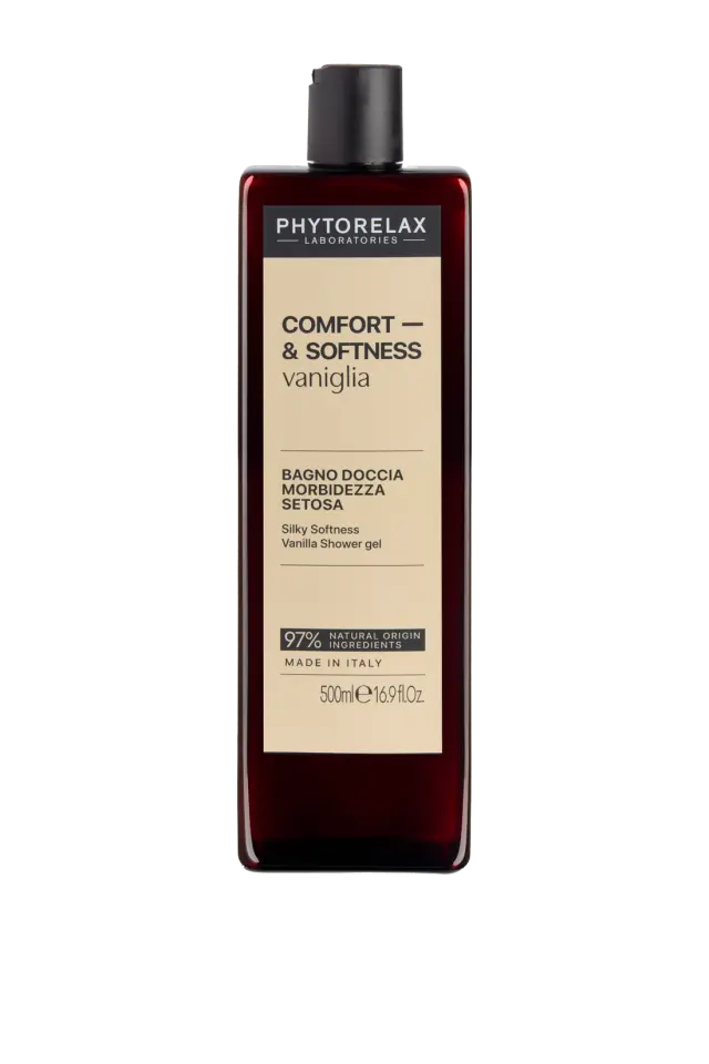 Phytorelax Comfort & Softness Shower Gel Vanilla Βανίλια Κρεμώδες Αφρόλουτρο Σώματος, 500ml