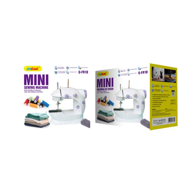 Andowl Φορητή μίνι ραπτομηχανή ρούχων Q-FR10 - Mini Sewing Machine 075929 3