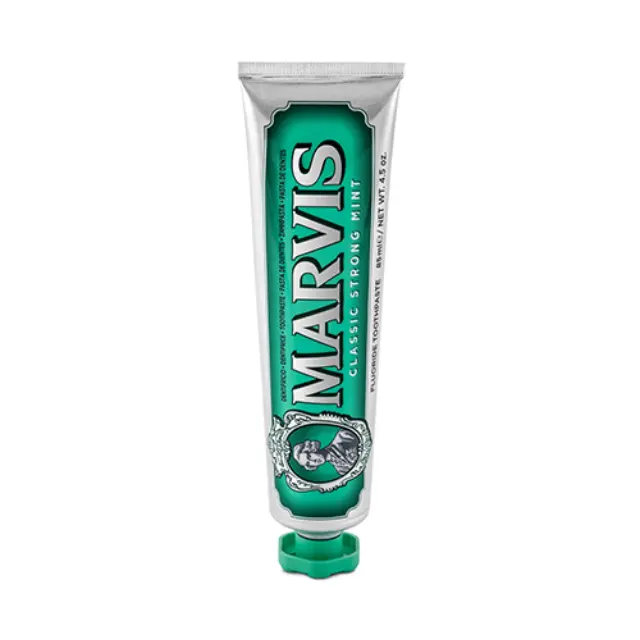 Marvis Classic Strong Mint Toothpaste Οδοντόκρεμα για Λεύκανση με Γεύση Μέντα, 10ml (Travel Size)
