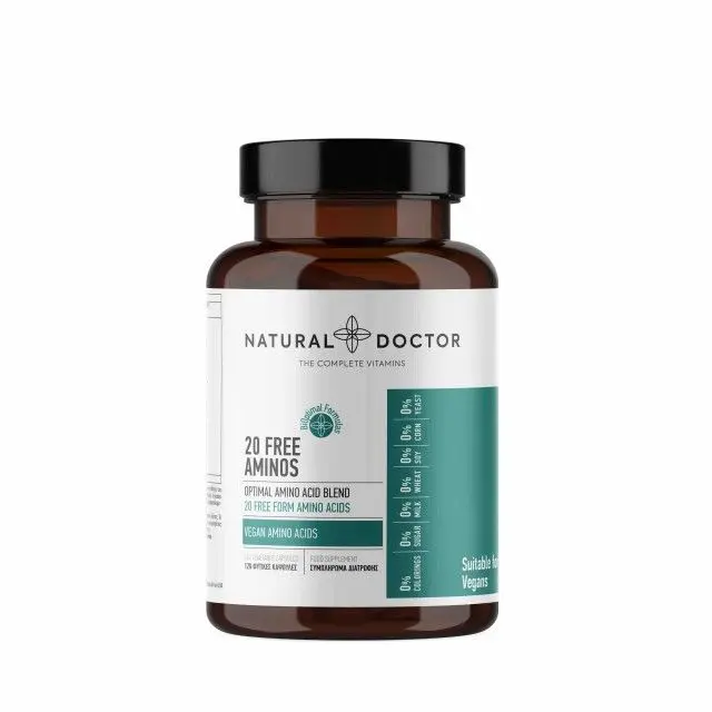 Natural Doctor 20 Free Aminos 120 φυτικές Caps
