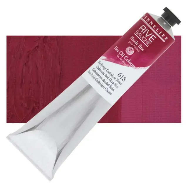 Sennelier Λάδι Rive Gauche 618 Cadmium Red Deep Hue - 200ml