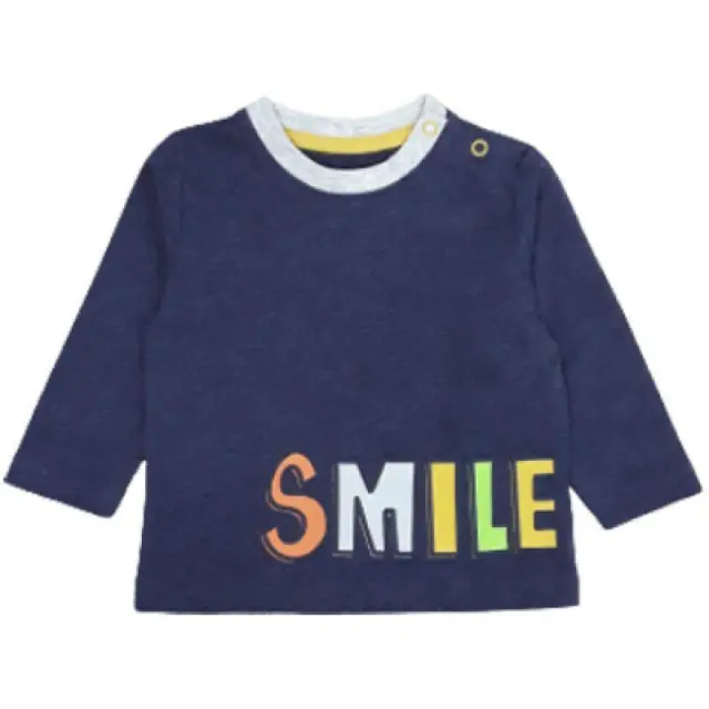 Μπλουζάκι Μακρυμάνικο Smile Venere Dark Blue 8020617 - 12 M (80cm)