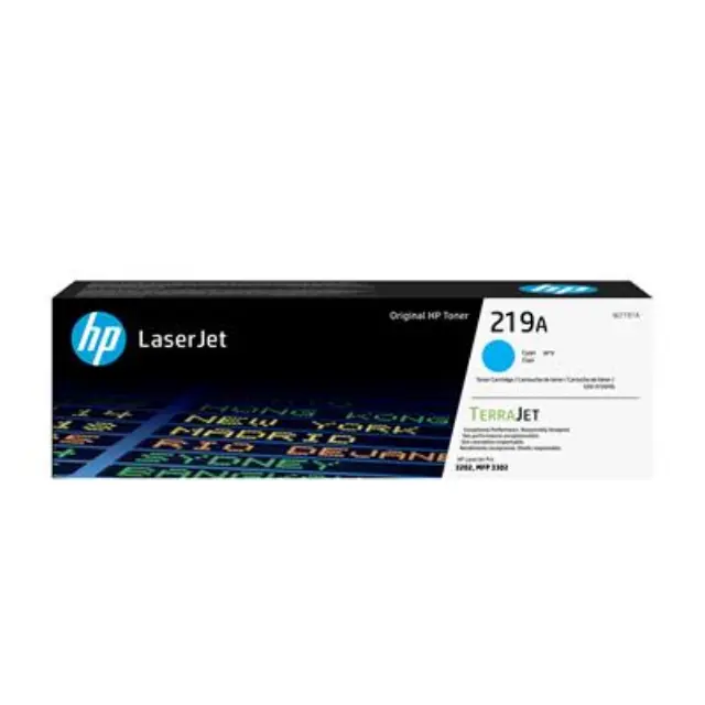 HP 219A Γνήσιο Toner Laser Εκτυπωτή Κυανό 1200 Σελίδων (W2191A)