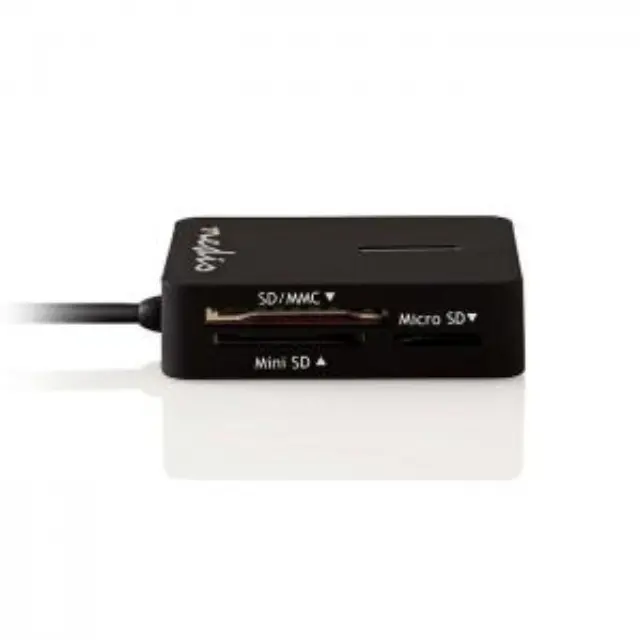 Card reader All-in-One USB 2.0, με ενσωματωμένο καλώδιο. 3