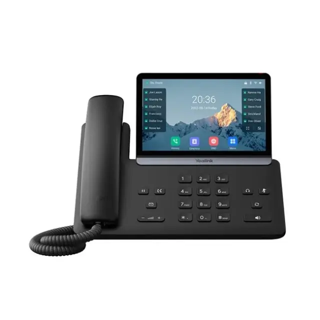 Yealink IP Τηλέφωνο SIP-T87W Black (1301227)