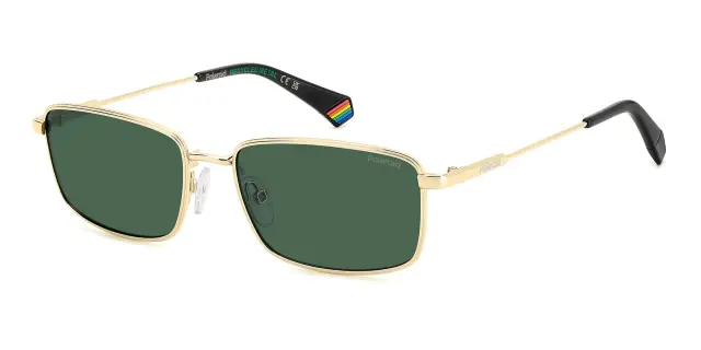 Polaroid Unisex Γυαλιά Ηλίου με Χρυσό Μεταλλικό Σκελετό και Γκρι Polarized Φακό PLD 6227/S/X J5G/UC