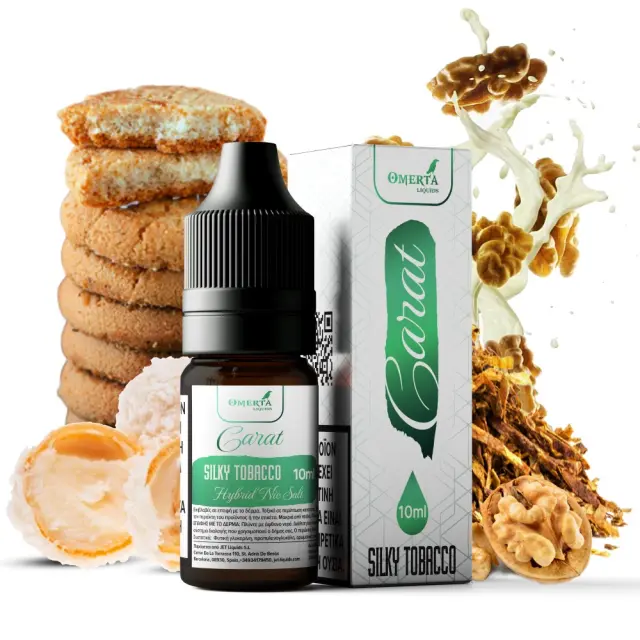 Silky Tobacco 10ml Hybrid Nic Salt – Carat by Omerta 10mg
