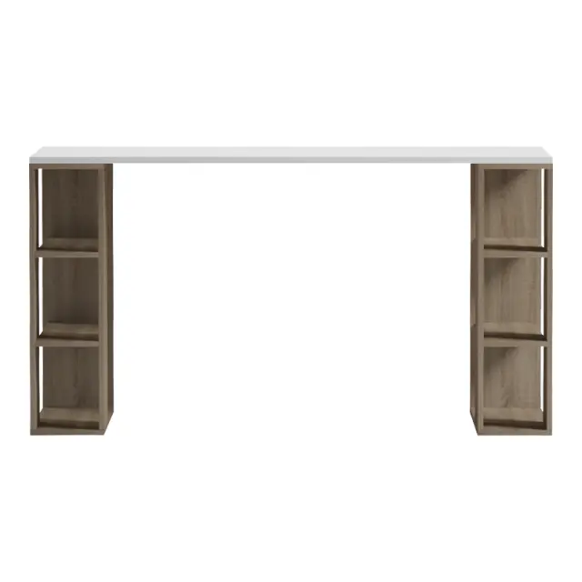 Γραφείο εργασίας Praga pakoworld sonoma-λευκό 140x60x75εκ 2
