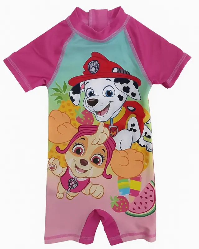 Ολόσωμο Μαγιό UV 50 για Κορίτσι Paw Patrol Pink 8080175 - 12-18 M (86-92cm)