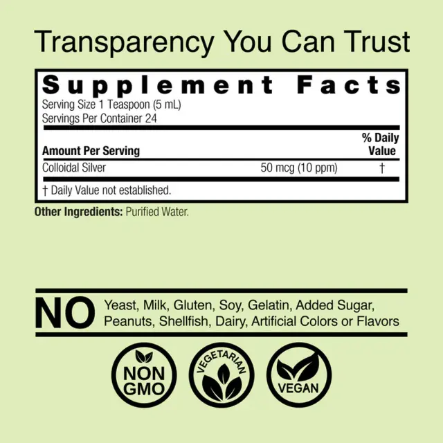 Nature's Answer Colloidal Silver 2