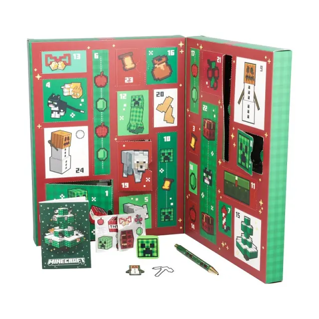 Minecraft Stationery 24 Days Advent Calendar - Toys 2