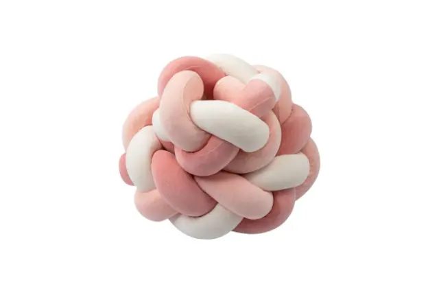 FreeOn Πάντα Πλεξούδα 235*15 cm Pink - White 50153 3