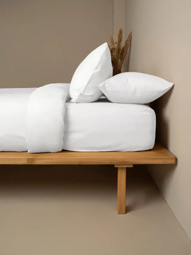 Παπλωματοθήκη Cotton Feelings 100 White Υπέρδιπλη (230x250) Sunshine 3