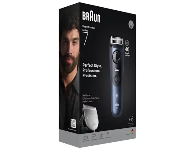 Επαναφορτιζόμενη Ξυριστική Μηχανή Braun Series 7 BT7520 με 5 εξαρτήματα και θήκη αποθήκευσηςBT7520 2